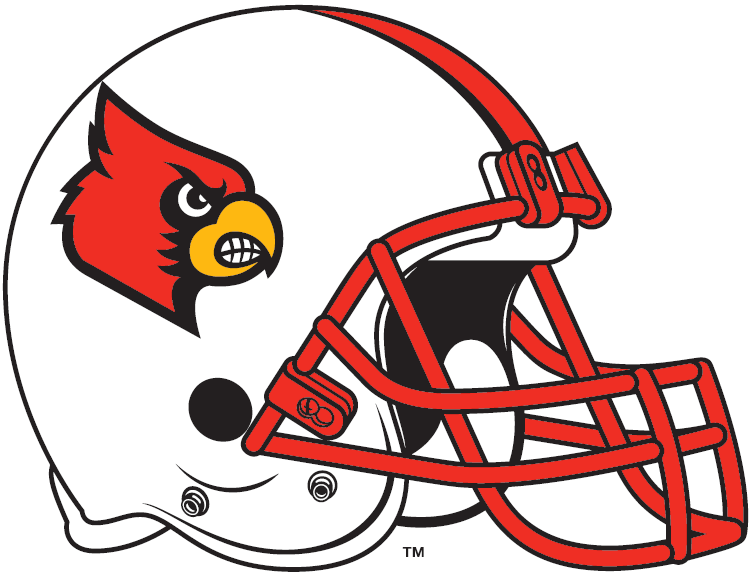Louisville Cardinals 2007-2008 Helmet Logo diy fabric transfer